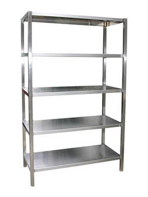 Anaquel de acero inoxidable
